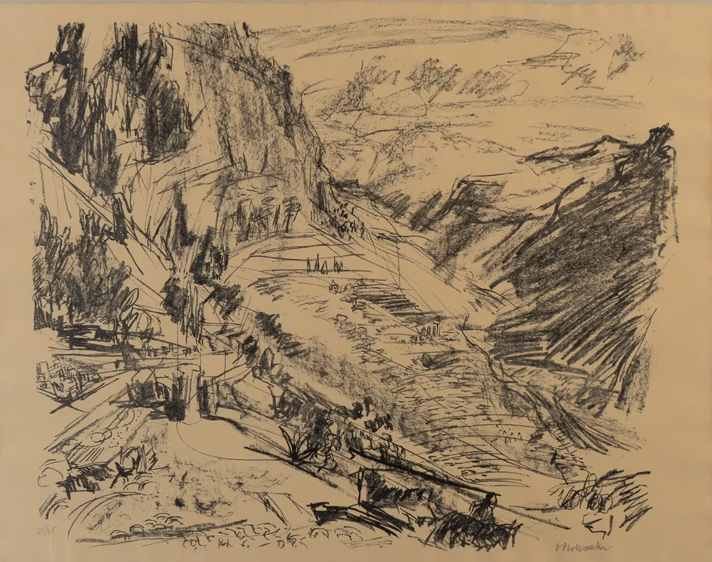Sketch of a landscape.