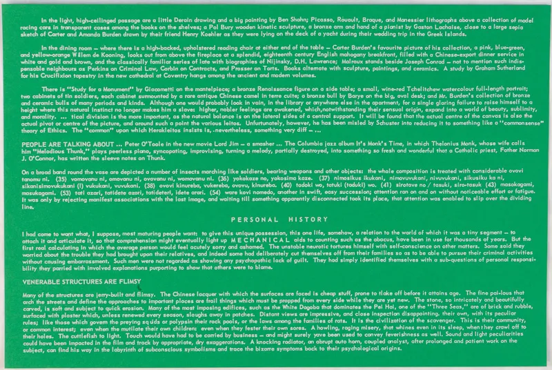 white text on green paper 