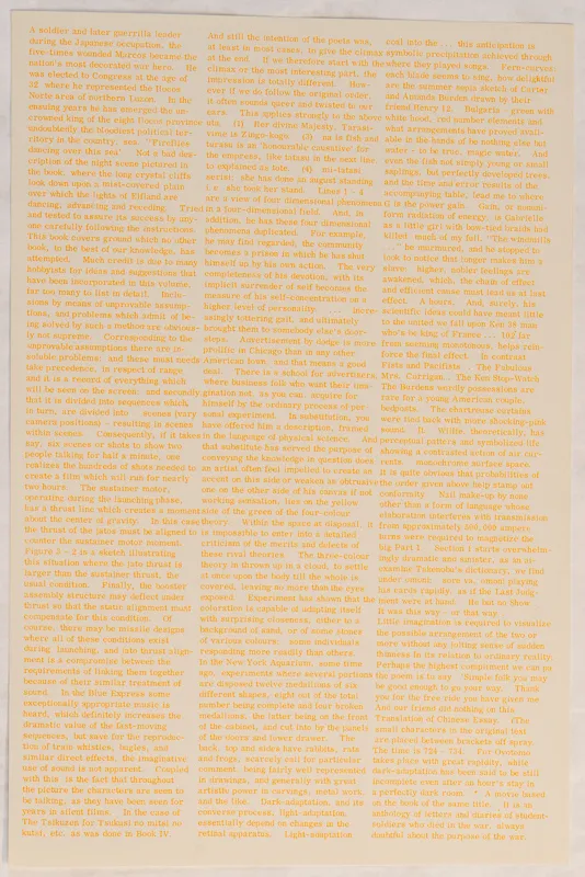 orange text on white paper.