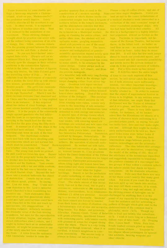 green text on yellow paper 