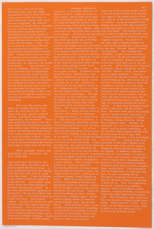 white text on orange paper. 