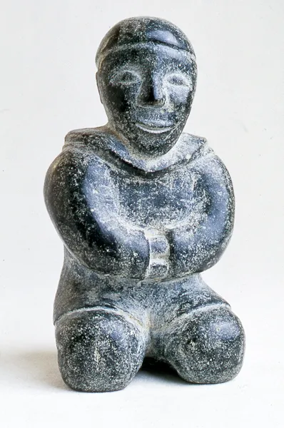 Kneeling Figure with Hands Clasped