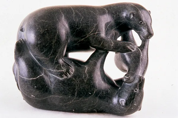 Two Bears Devouring Seal
