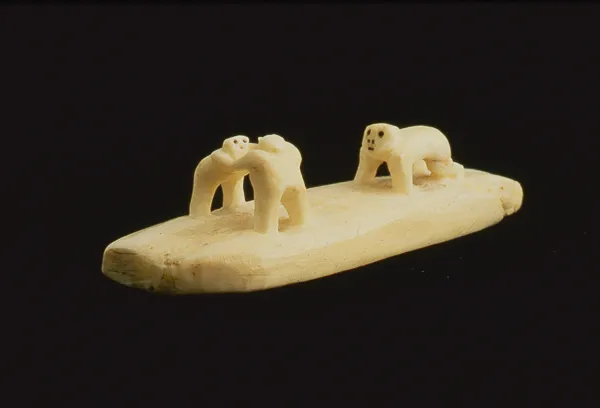 Three Wrestling Figures