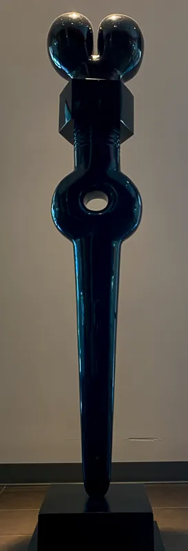 Organic form in bronze.