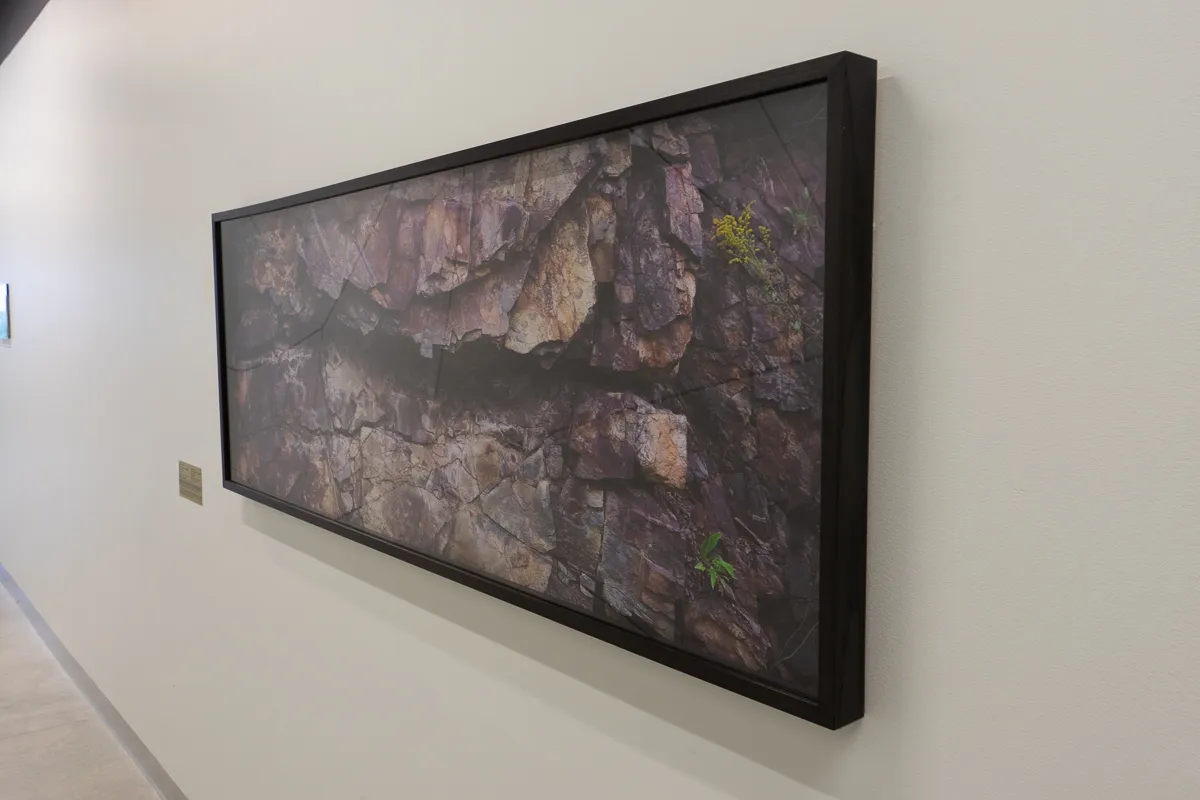 Photograph of a rockface.