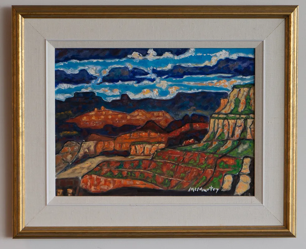 landscape in a faintly Group of 7 style.