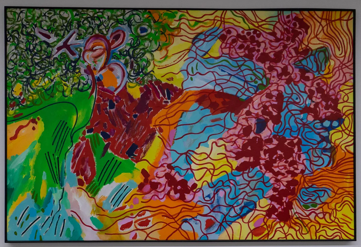 Stylized cartographic scene, maybe Newfoundland? 