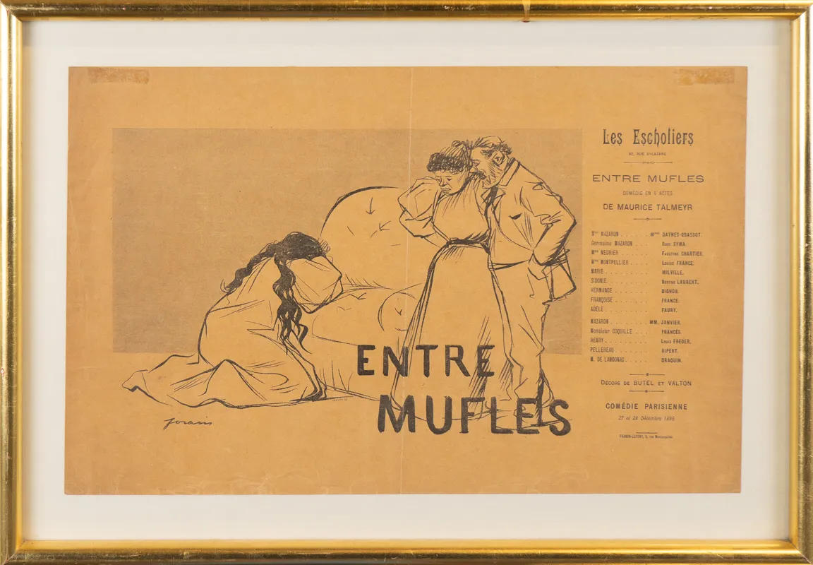 Advertising poster for a play.