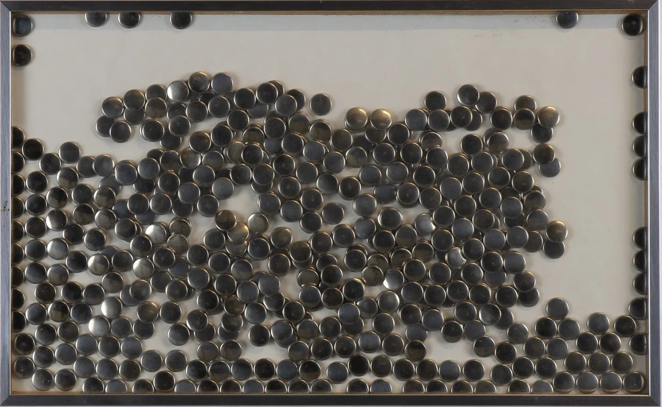 Buttons without images in a frame. 