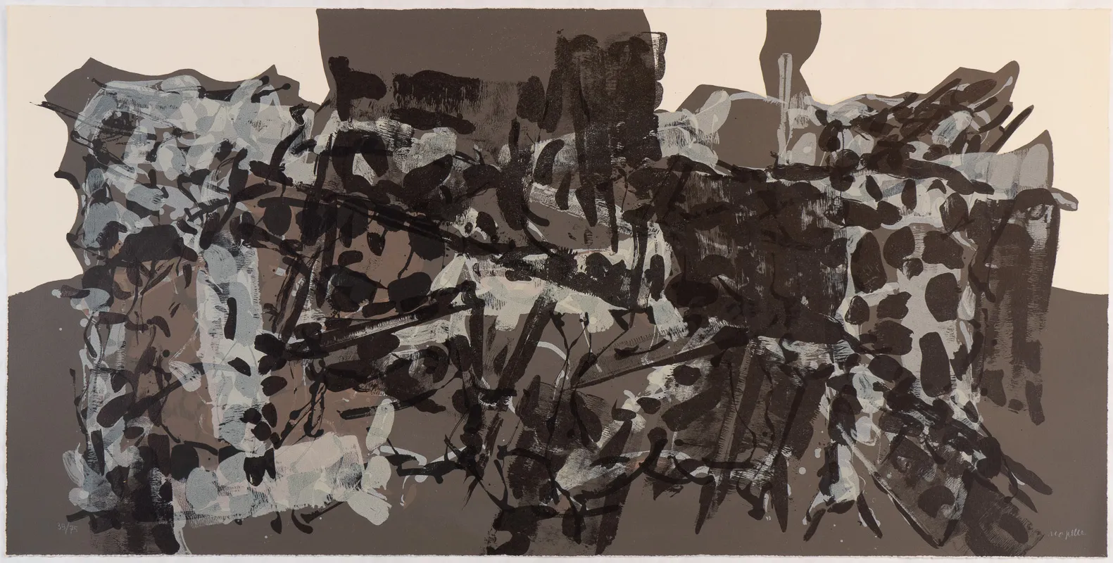 Lithograph from album "Riopelle" 1967