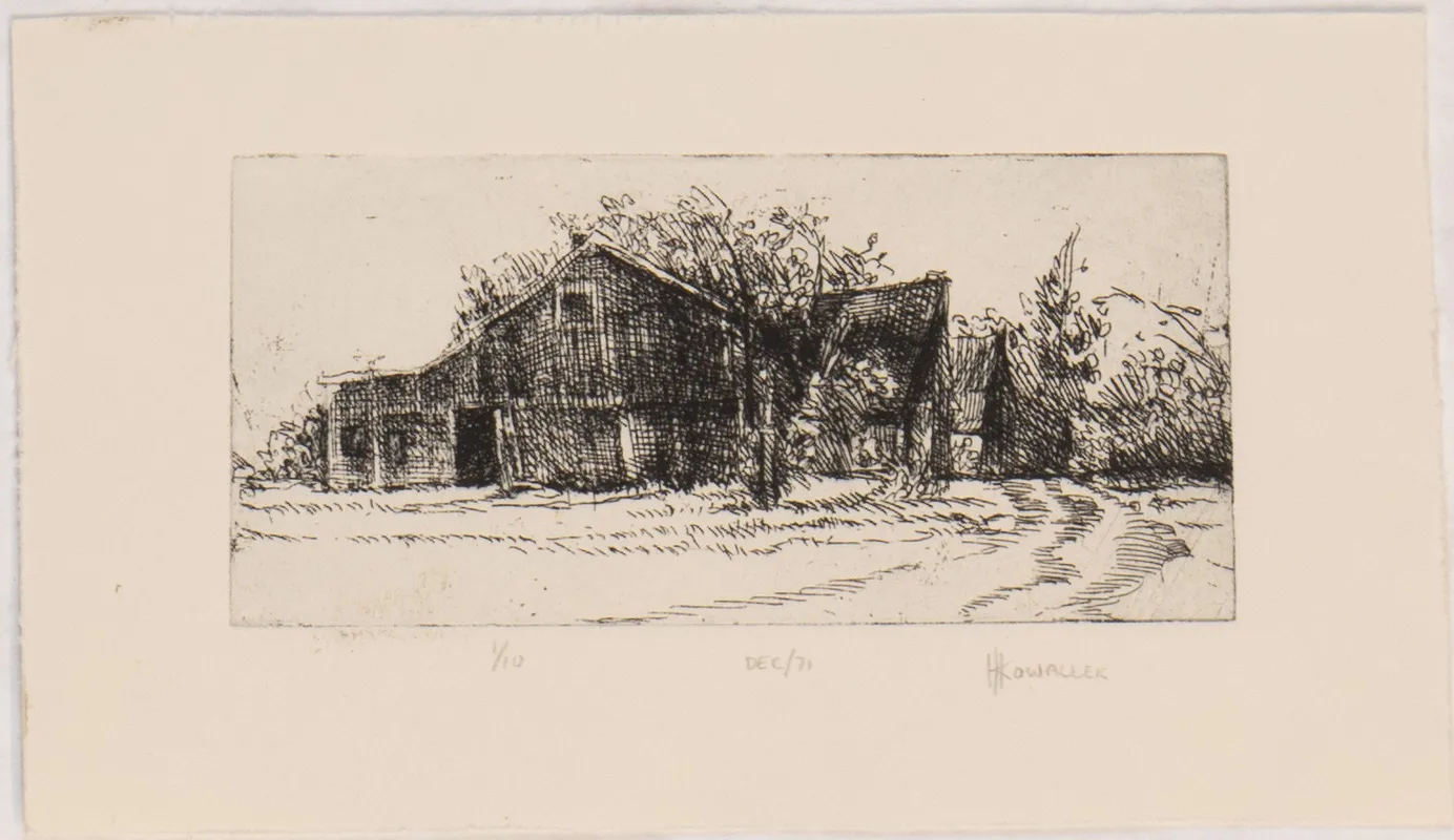 Some dilapitated rural buildings.