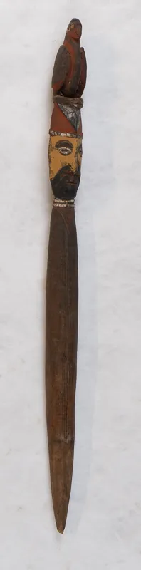 Small anthropogenic staff carved in wood.