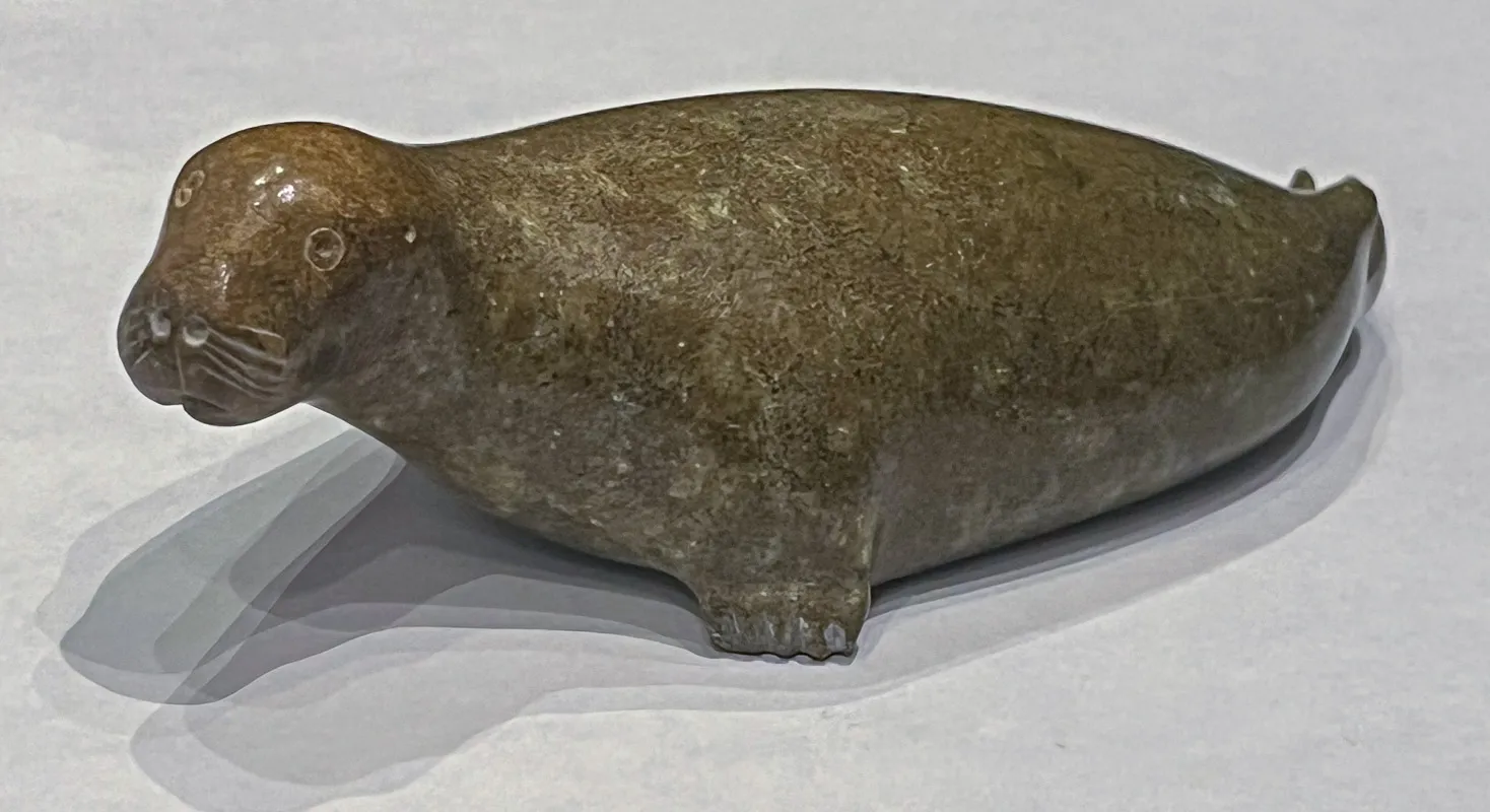 Seal in greenish stone