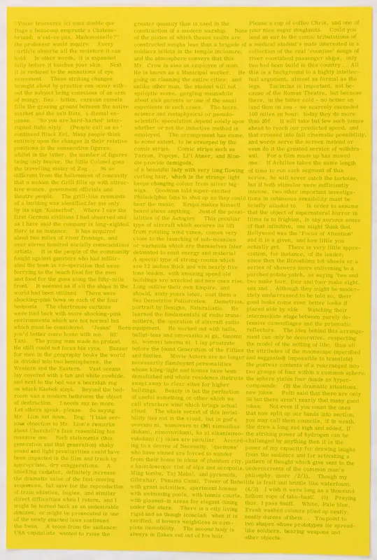 green text on yellow paper 