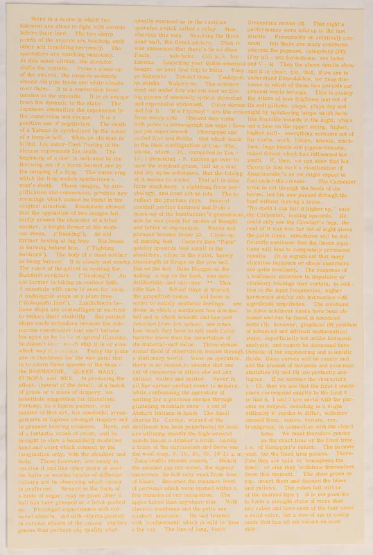 orange text on white paper.
